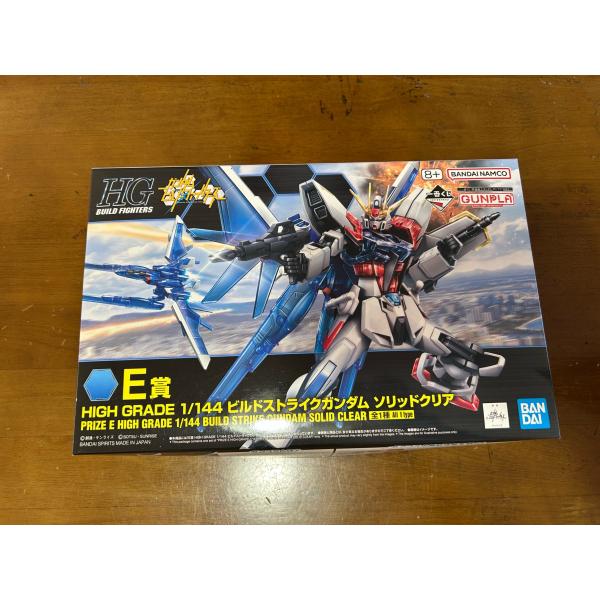 ガンダム一番くじ E賞 2023 HIGH GRADE 1/144ビルドストライクガンダム ソリッド...