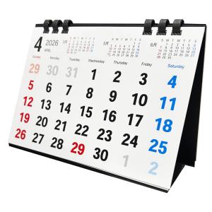 送料無料 2026年4月始まり　エコ卓上カレンダー SIMPLE IS BESTシリーズ SP-2 desk calendar デスクカレンダー 文房具