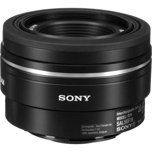 Sony 50mm f/1.8 SAM DTレンズ Sony Alpha デジタル一眼レフカメラ用 ...