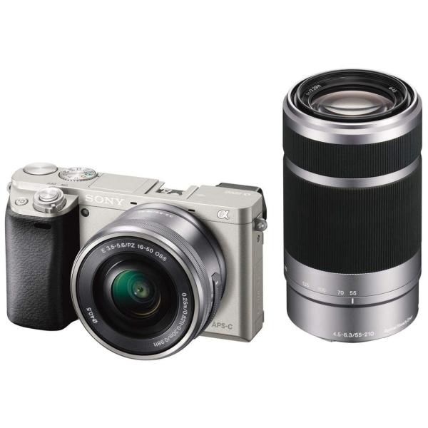 SONY ミラーレス一眼 α6000 ダブルズームレンズキット E PZ 16-50mm F3.5-...