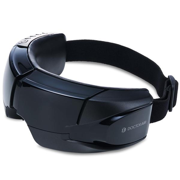ドクターエア 公式ストア 3Dアイマジック ブラック/ヒーリングサウンド内蔵 充電式 コンパクトボデ...