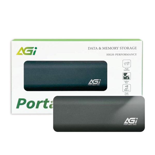 AGI 1TB ED198 外付けSSD、USB3.2 Gen2 Type-C to Type-C/...
