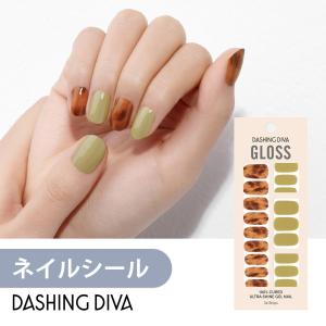 ネイルシール ジェルネイル ネイル シール ジェル ハンド 手 つけ爪 ダッシングディバ 公式 グロス GVP330JP