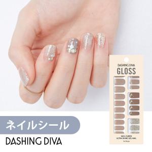 ネイルシール ジェルネイル ネイル シール ジェル ハンド 手 つけ爪 ダッシングディバ 公式 グロス GVP333JP