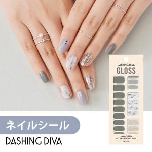 ネイルシール ジェルネイル ネイル シール ジェル ハンド 手 つけ爪 ダッシングディバ 公式 グロス GVP336JP