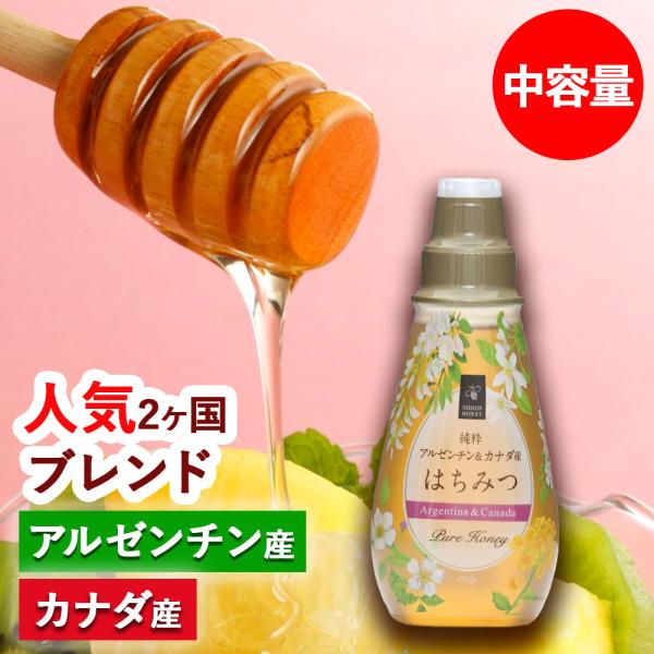 (在庫限り！セットがお得) 日新蜂蜜 純粋アルゼンチン＆カナダ産はちみつ 400g ハチミツ はちみ...