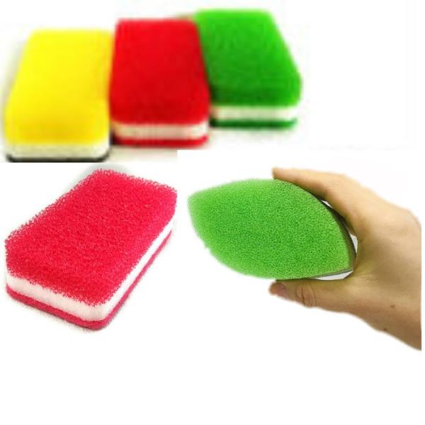 ダスキン スポンジ 台所用ジ4個選んでビタミンカラー(４個)（郵便）　*定型外郵便（真空包装・空気穴...