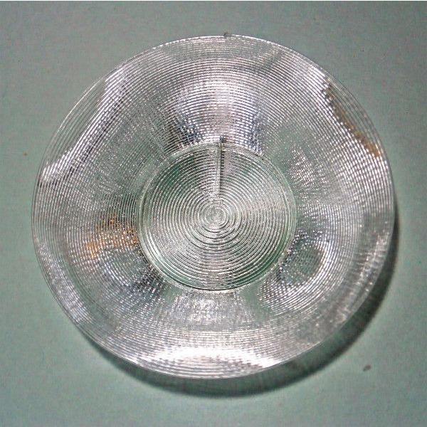 3Dデザイン豆皿 小皿 らせん印刷 7 cm 豆皿 (輝く透明豆皿 1 枚，タイプ 3，PLA 製)