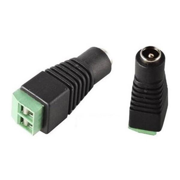 直流電源コネクター 5.5x2.1 mm メス  5.5×2.1  DCコネクター 12V LED ...