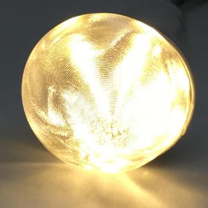 3Dデザイン電球 おしゃれにきらめく LED電球 (大波模様つき，直径 5 cm 2 W 電球色 口金 E26 LED 照明，白熱灯 15 W 相当 店舗・イベントにも)｜dasyn