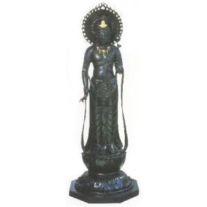 7尺聖観音像（八角台付）長田晴山作