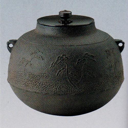 高岡の銅器 炉窯　真形浜松紋