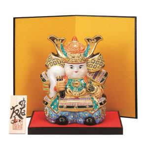 九谷焼 小槌 恵比寿大黒 7号 房・布団付 ( 木札名入れ有料 退職祝い