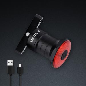 自転車テールライト 自転車ライト テールライト 環境光センサー USB充電式 軽量 コンパクト スマートブレーキ警告 防水 USB充電式 高感度ブレーキ