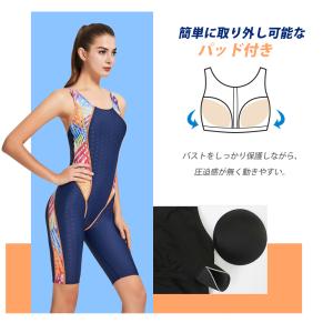 競泳水着 レディース 水着 女性用 体型カバー...の詳細画像1