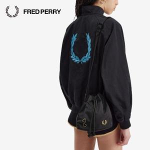 フレッドペリー FRED PERRY Mini Bucket Bag L7285 AMY WINEHOUSE バッグ ショルダーバッグ レディース ユニセックス エイミーワインハウス BLACK ブラック｜datchdelito