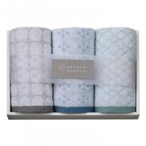 KATACHI KOKOCHI フェイスタオル3P 箱入 K-20150