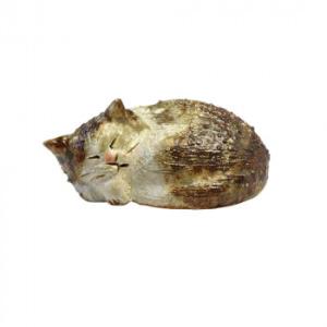 陶里 信楽焼 置物 ねんね猫 子 AR241の商品画像