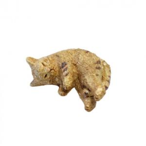 陶里 信楽焼 置物 ねんね猫 子 火色 AR242の商品画像