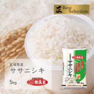 無洗米 ササニシキ 5kg 宮城県産 令和5年産