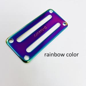 レインボーカラーD環止めDA-AM2 軽量アルミ製D環止め2穴タイプ 墜落制止用器具 安全帯関連アクセサリー
