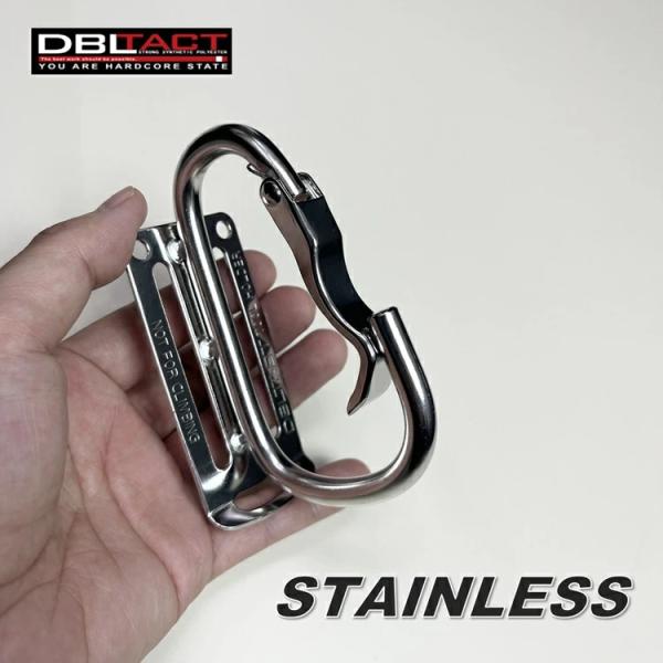 ダブルタクト DBLTACT カラビナ工具差し ステンレスツールフック DT-THB-811S シン...