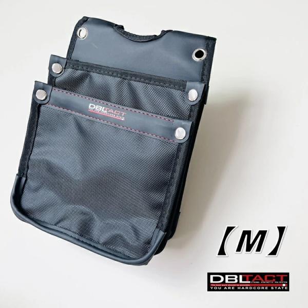 ダブルタクト DBLTACT 腰袋 DTS-02-BK デュラソフトケース 電工２段 三共コーポレー...