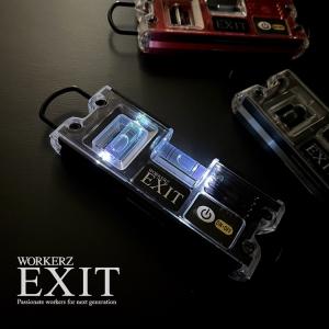 WORKERZ EXIT NWZ×エビス EBISU 水平器 EXT16TBLMトビ・ライトレベル LEDライト 両側シャックル カラビナ対応 NEXTWORKERZ ネクストワーカーズ