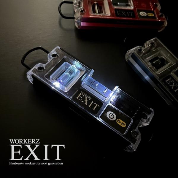 WORKERZ EXIT NWZ×エビス EBISU 水平器 EXT16TBLMトビ・ライトレベル ...