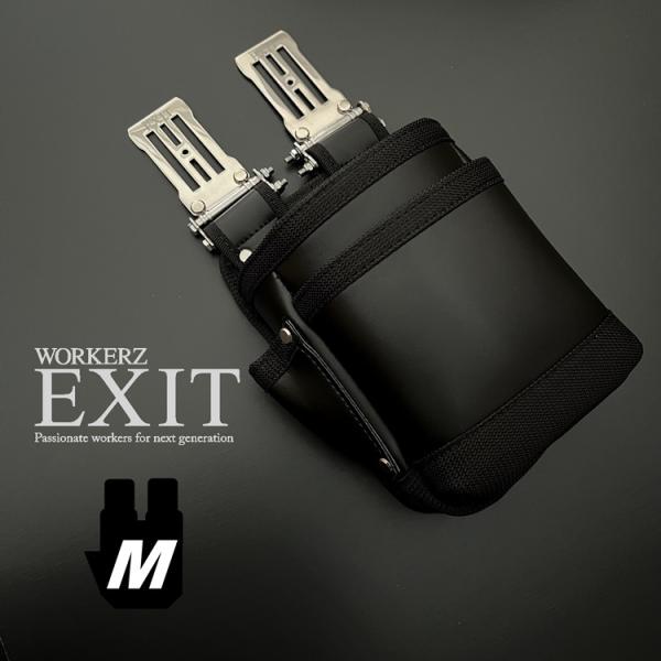 WORKERZ EXIT NWZ 腰袋 EXTKB02MBK 腰袋2段 Mサイズ 中 EXIT ワー...
