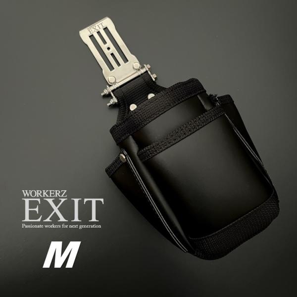 WORKERZ EXIT NWZ 腰袋 EXTKC02MBK 小物ケース Mサイズ 中 EXIT ワ...