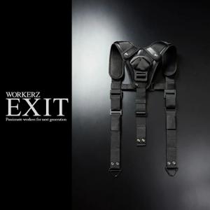 WORKERZ EXIT NWZ 腰袋 EXTKB02MBK 腰袋2段 Mサイズ 中 ワーカーズ
