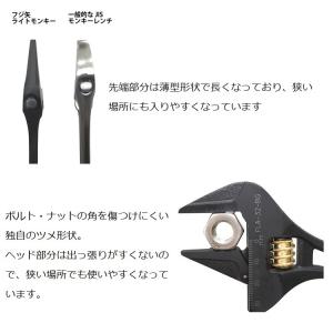 フジ矢 FUJIYA モンキーレンチ ライトモ...の詳細画像5