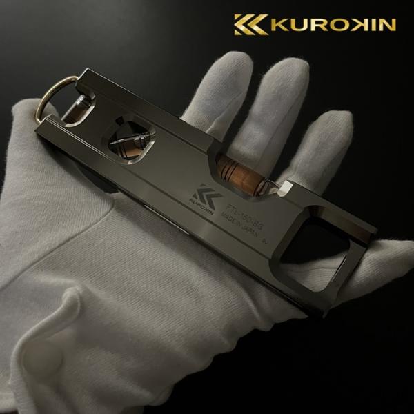 アルミ削り出し フジ矢 FUJIYA 水平器 FTL-150-BG アルミ水平器 黒金 KUROKI...