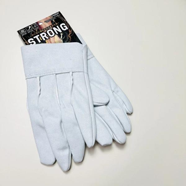 【2双までメール便可】EVEREST 人口皮革 背縫い手袋 HK-365 STRONG 起毛 革手 ...