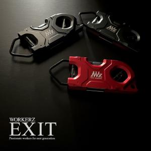 【アルミ削り出し】NEXTWORKERZ×エビス EBISU NWZ 水平器 トビレベル・ゼロ ラムダ NWZTBZΛ 128mm シャックル付きアルミ削り出し WORKERZ EXIT
