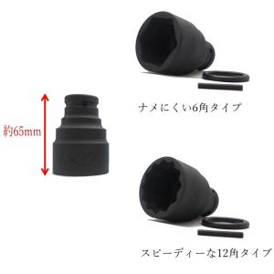 椿モデル インパクトレンチ用 ダブルソケット ...の詳細画像3