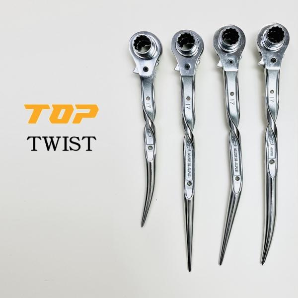 トップ工業 TOP ラチェット ツイストラチェット 総磨き 17mm×21mm RGT1721S-S...
