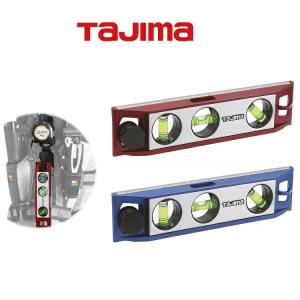 タジマ TAJIMA 水平器 着脱セフ式 SFSKL-M210 セフ設備工レベル210 メタル 電工向け職専水平器 測定器 レッド ブルー 赤 青 作業工具