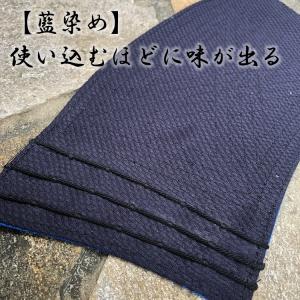 スピード鳶足袋 藍染め手甲 刺子織 6枚こはぜ...の詳細画像2