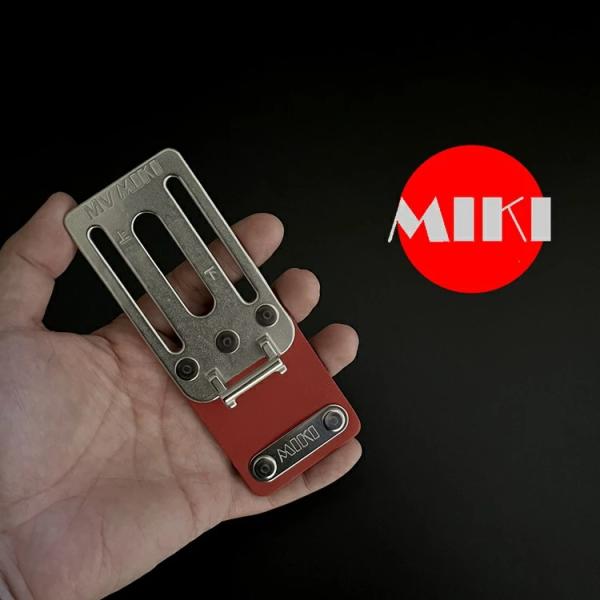 【赤革】三貴 MIKI 新型 ベルトキャッチャー SPH-MV-RE スイングタイプ SPHホルダー...