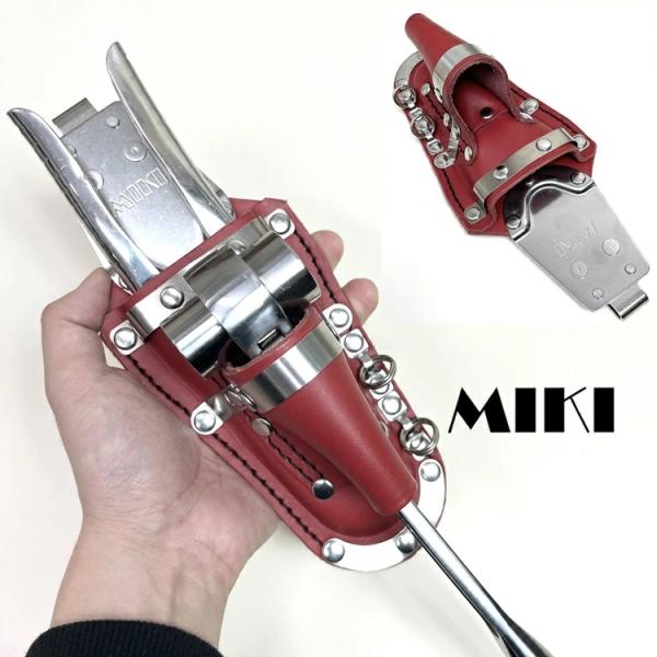 【赤革ホルダー】三貴 MIKI 工具差し 工具ホルダー SPH500R-RE バンセンカッター ラチ...