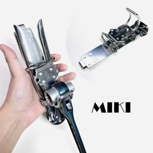 【新型ホルダー】三貴MIKI 工具ホルダー工具差し SPH着脱タイプ SPH56X-ST ミゼットカッター ラチェットレンチ ステンレス 牛表革使用｜datemono