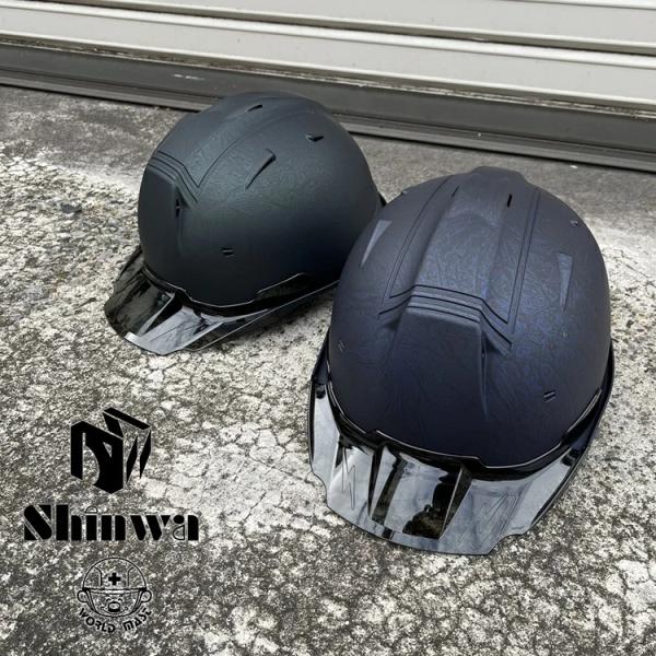 ※要問合せ※【SS19V型マットラップ塗装】シンワ Shinwa ヘルメット SS19V 艶消しラッ...