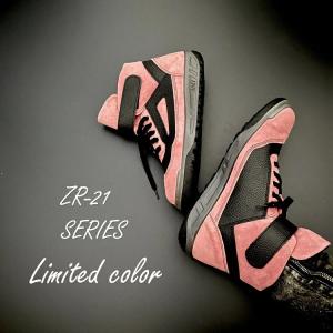 青木産業 ATENEO アテネオ ZRシリーズ 安全靴 ZR21PB ピンク×ブラック