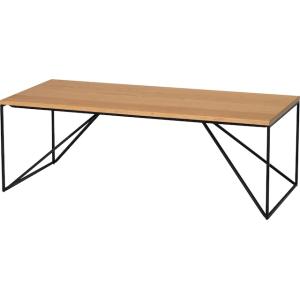 オークの直線的でシンプルモダンなリビングテーブル form モダン 北欧 リビング センターテーブル...