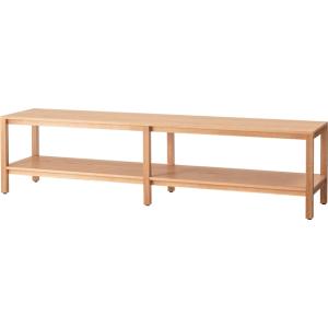 オークの直線的でシンプルモダンなローボード 160cm form モダン 北欧 リビング テレビ台 ...