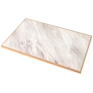 オークと石目調天板のシンプルモダンなダイニングテーブル 天板のみ 150cm form モダン 北欧...