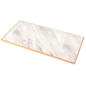 オークと石目調天板のシンプルモダンなダイニングテーブル 天板のみ 180cm form モダン 北欧...