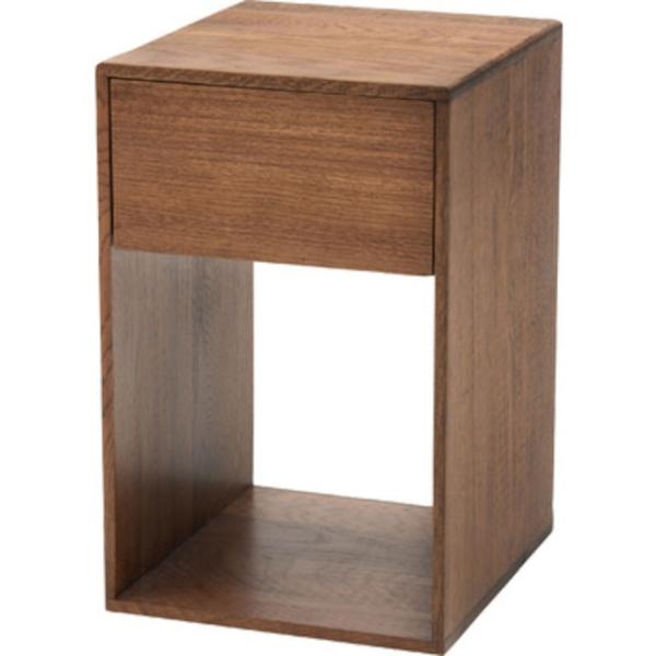 オークの引き出し付き北欧ナチュラルなサイドテーブル 北欧モダン 北欧 ナチュラル リビングテーブル ...